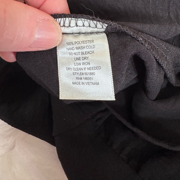 NWT Monteau Size S Tiered Black Maxi Dress - Picture 11 of 11